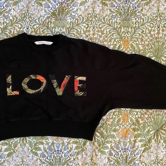 Rebecca Minkoff LOVE Cropped Sweatshirt - Picture 8 of 11